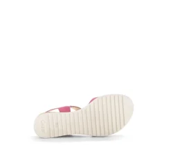 Sandal met riempjes roze