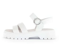 Sandal met riempjes wit