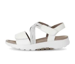 Sandal met riempjes wit