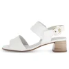 Sandal met riempjes wit