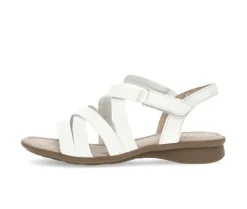 Sandal met riempjes wit