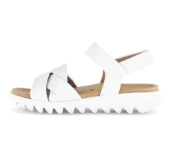 Sandal met riempjes wit
