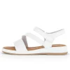 Sandal met riempjes wit