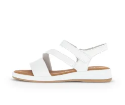 Sandal met riempjes wit