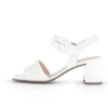 Sandal met riempjes wit