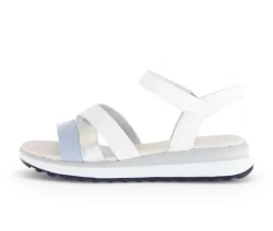 Sandal met riempjes wit