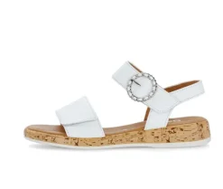 Sandal met riempjes wit