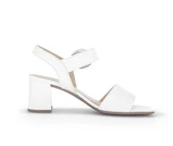 Sandal met riempjes wit