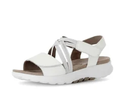Sandal met riempjes wit