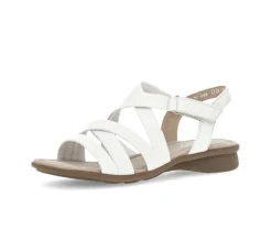 Sandal met riempjes wit