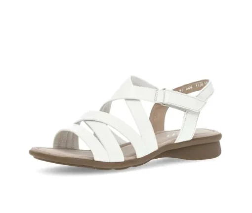 Sandal met riempjes wit
