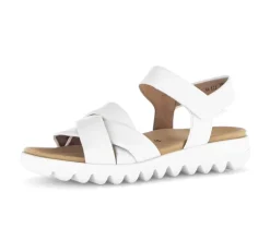 Sandal met riempjes wit