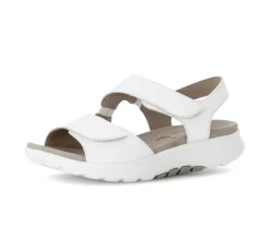 Sandal met riempjes wit