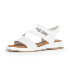 Sandal met riempjes wit