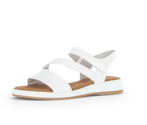 Sandal met riempjes wit