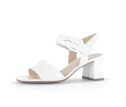 Sandal met riempjes wit
