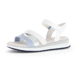 Sandal met riempjes wit