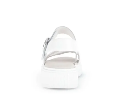 Sandal met riempjes wit