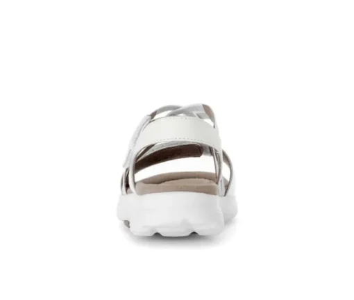 Sandal met riempjes wit