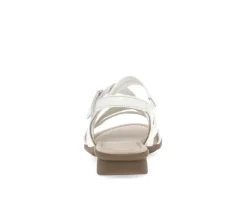 Sandal met riempjes wit
