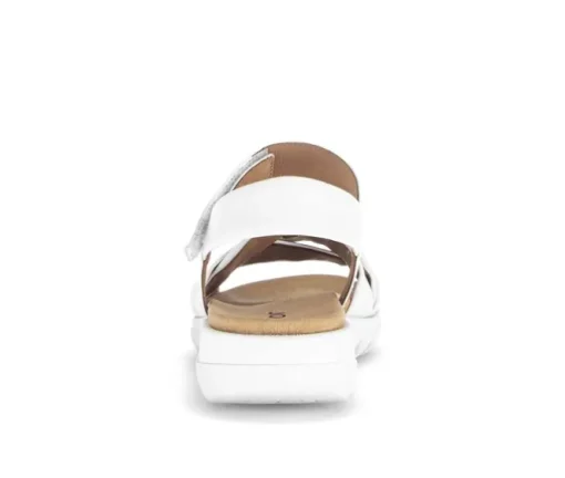 Sandal met riempjes wit