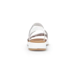 Sandal met riempjes wit
