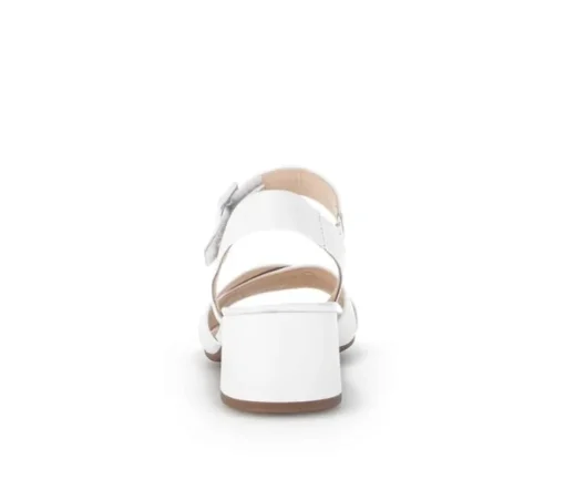 Sandal met riempjes wit