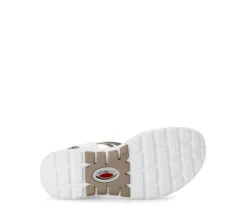 Sandal met riempjes wit