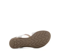 Sandal met riempjes wit