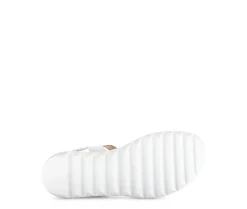 Sandal met riempjes wit