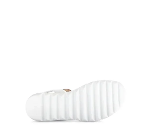 Sandal met riempjes wit