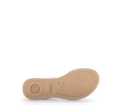 Sandal met riempjes wit