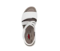 Sandal met riempjes wit