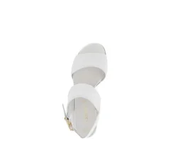 Sandal met riempjes wit