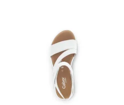 Sandal met riempjes wit