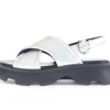 Sandal met riempjes zilver