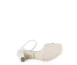 Sandal met riempjes zilver