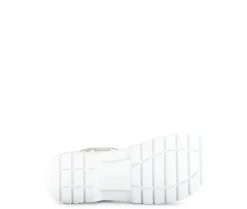 Sandal met riempjes zilver