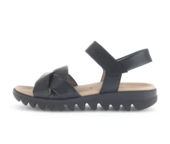 Sandal met riempjes zwart