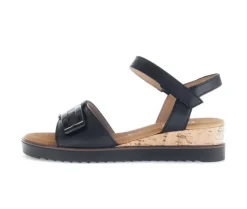 Sandal met riempjes zwart