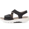 Sandal met riempjes zwart