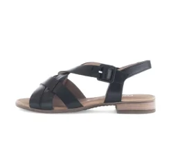 Sandal met riempjes zwart
