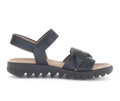 Sandal met riempjes zwart