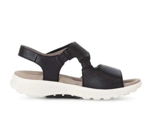 Sandal met riempjes zwart