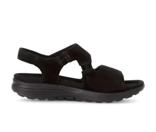 Sandal met riempjes zwart