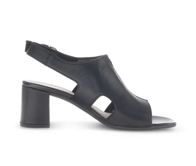 Sandal met riempjes zwart