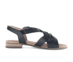 Sandal met riempjes zwart