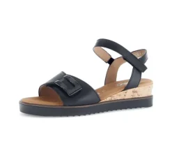 Sandal met riempjes zwart