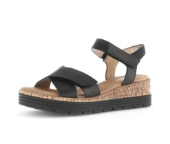Sandal met riempjes zwart