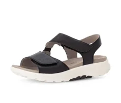 Sandal met riempjes zwart